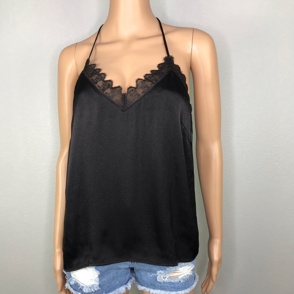 New Vici Q&A Hit the town lace cami tank